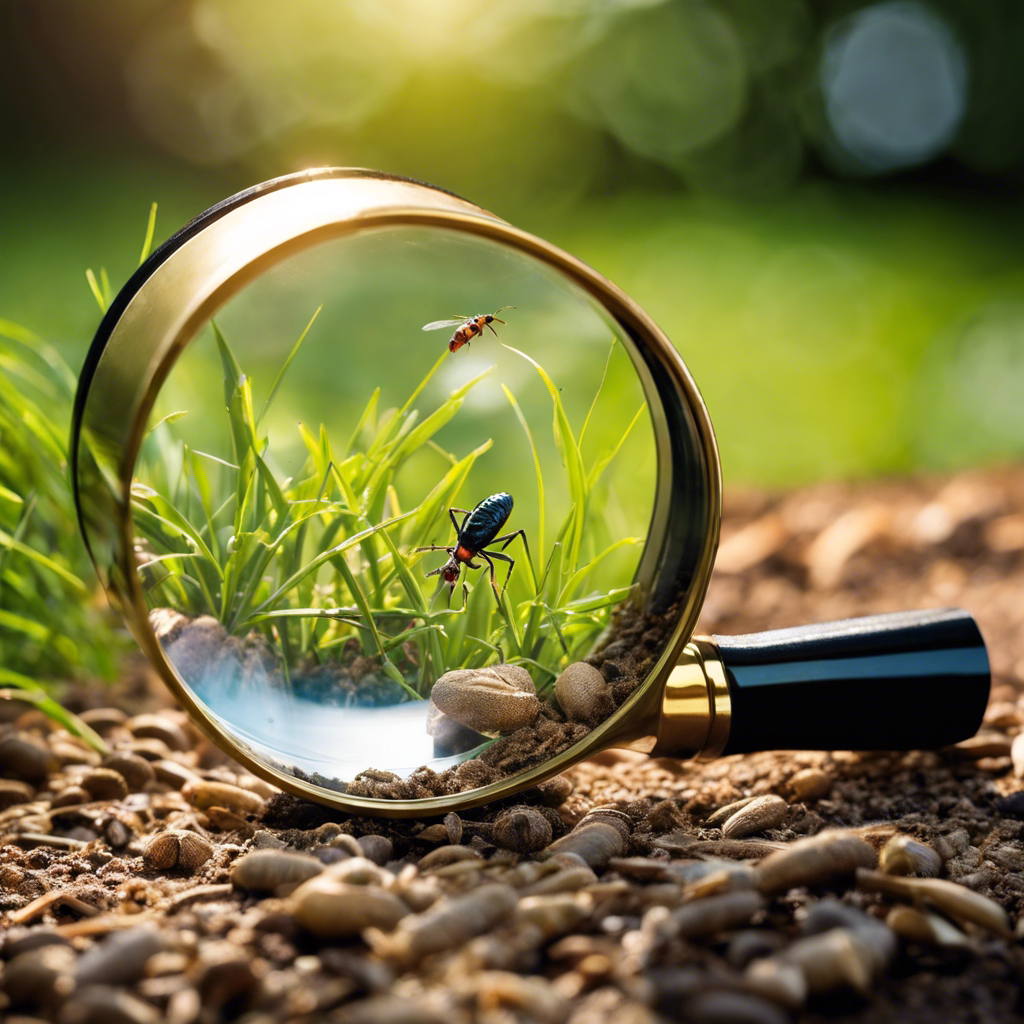 An image showcasing a magnifying glass revealing the truth behind common misconceptions about pest control